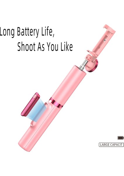 KJY260-PEMBE Selfie Çubuğu Tripod, Kablosuz Uzaktan Kumandalı 82CM Katlanabilir Taşınabilir Uzatılabilir, Dolgu Işığı ile Telefon Standı Tutucu, Akıllı Telefon Için Yeni (Yurt Dışından) indirimleri