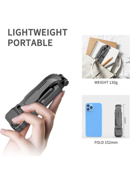 Beyaz Dolgu Işığı ile Selfie Çubuğu Canlı Hepsi Bir Arada Çok Fonksiyonlu Taşınabilir Tripod Uzaktan Selfie Doldurma ile Profesyonel Seyahat Tripod (Yurt Dışından)