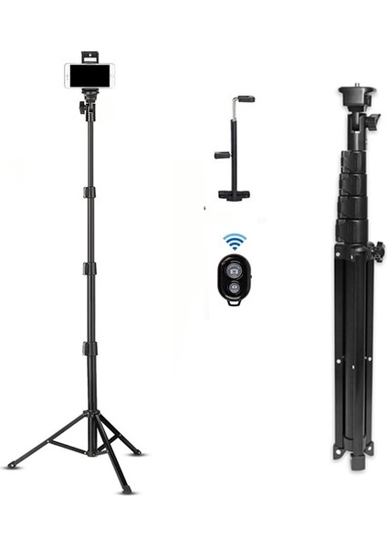 Paket D Cep Telefonu Selfie Sopa Seyahat Tripod Cep Telefonları Için Standı iPhone iPAD Huaweı Xiaomi Redmi Tabletler Kablosuz Bluetooth Portabl (Yurt Dışından)