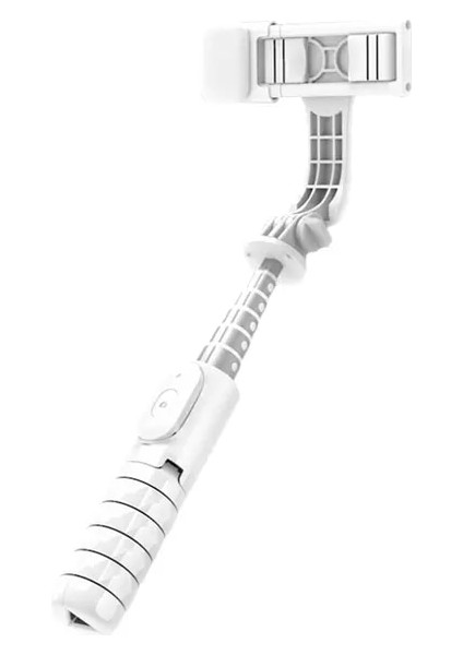 Beyaz Selfie Çubuğu Tripod Taşınabilir Alüminyum Alaşımlı Selfie Çubukları Q10S Dolgu Işığı Selfie Sopa Hafif Kompakt Kablosuz Telefon (Yurt Dışından)