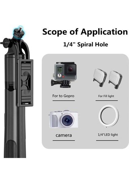 Kutulu Iki Işık Fangtuosı Yeni Kablosuz Bluetooth Selfie Çubuğu Katlanabilir Uzaktan Deklanşörlü Büyük Tripod Kameralı Telefon Için Selfie Canlı Akışı Için (Yurt Dışından) fırsatları