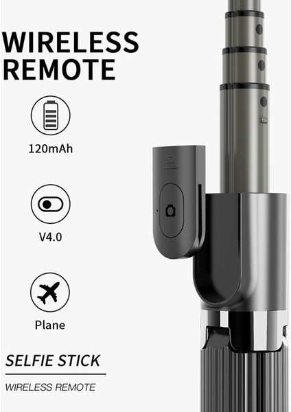 L08 Siyah Ruzsj L08 Bluetooth El Gimbal Sabitleyici Açık Tutucu Kablosuz Selfie Sopa Telefon Ios Androd Için Ayarlanabilir Selfie Standı (Yurt Dışından) modelleri