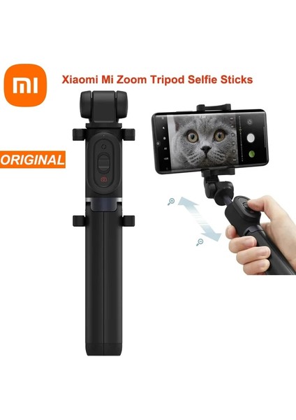 1 Adet Çubuk 2023 Xiaomi Mi Zoom Tripod Selfie Çubukları Bluetooth Uyumlu Uzaktan Katlanabilir Ios Android Için Uzatılabilir 360° Döndürülebilir (Yurt Dışından) modelleri
