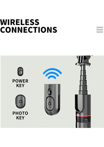 Selfie Çubuğu Tripod Bluetooth Kablosuz El Selfie Çubuğu Tripod Uzatılabilir Monopod Uzaktan Kumanda ile Huawei iPhone 13 Pro Max Xiaomi Telefon Canlı (Yurt Dışından) indirimleri