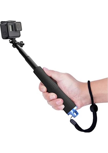 Yeşil 19 Inç Metal Uzatılabilir Selfie Çubukları Alüminyum El Kutup INSTA360 One Rs Gopro Djı Eylem Kamera Aksesuarları Için Taşınabilir (Yurt Dışından)