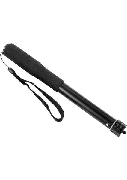 Siyah Alüminyum Alaşımlı Uzatma Özçekim Çubuğu Kutup Çubuk 1/4 Vidalı INSTA360 One X2 Gopro 10 9 Xiaomi Yi Djı Eylem 2 Spor Kamera (Yurt Dışından)