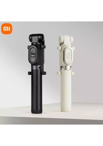 Siyah Xiaomi Zoom Tripod Selfie Çubuğu Bluetooth Uyumlu Ios Android Için Uzaktan Katlanabilir Uzatılabilir Monopod 360° Döndürülebilir (Yurt Dışından)