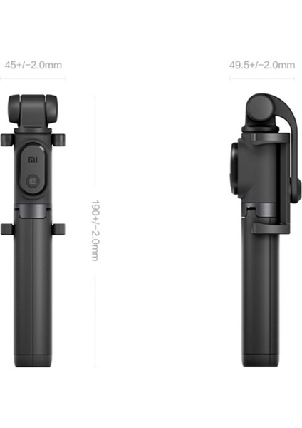 Siyah Kablo ile Xiaomi Mi Tripod Selfie Çubuğu Kablosuz Akıllı Uzaktan Kumanda Cep Telefonları Için Taşınabilir Monopod Uzatılabilir El Tutucu (Yurt Dışından) fırsatları