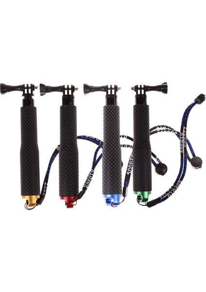 Go Pro Için Mavi Uzatılabilir Sopa El Palo Gopro Selfie Çubukları Monopod Gopro Hero Için 5 4 6 7 3 + 3 2 1 SJ4000 Xiaomi Yi Için (Yurt Dışından)