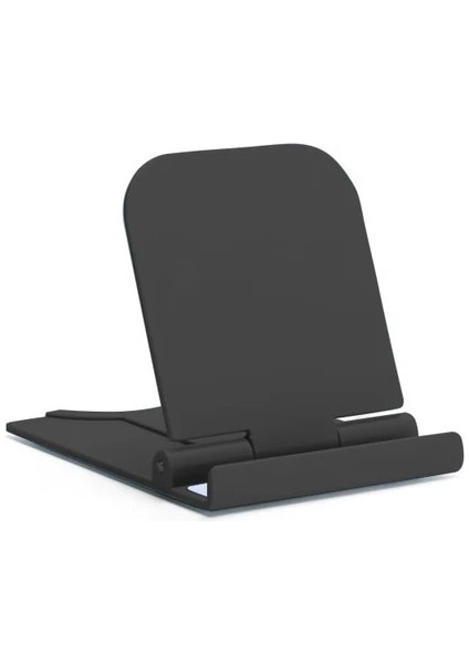 Siyah Evrensel Cep Telefonu Tutucu Masaüstü Tablet Tutucu iphone 13 Pro Max iPad Samsung Ayarlanabilir Katlanabilir Cep Telefonu Masa Standı (Yurt Dışından)