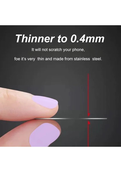 A1732 iPhone 12 11X7 8 Xiaomi Için Güçlü Yapışkanlı Etiket ile Mıknatıs Tutucu Dağı Için Metal Plaka (Yurt Dışından)