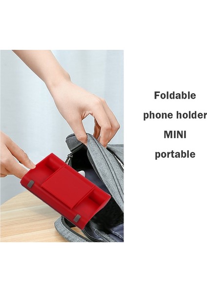 Siyah Evrensel Katlanabilir Mını Abs Tablet Tutucu IPad Samsung Için Tutucu Tablet Standı Montaj Masası Esnek Telefon Standı IPhone Xiaomi Için (Yurt Dışından) indirimleri