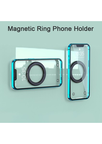Tip 2 Beyaz Güçlü Manyetik Halka Duvar Tutucu Magsafe iphone 14 Pro Max 12 13 Mini 11 Samsung S22 Artı S22 S21 Güçlü Mıknatıs Araç Montajı (Yurt Dışından) modelleri