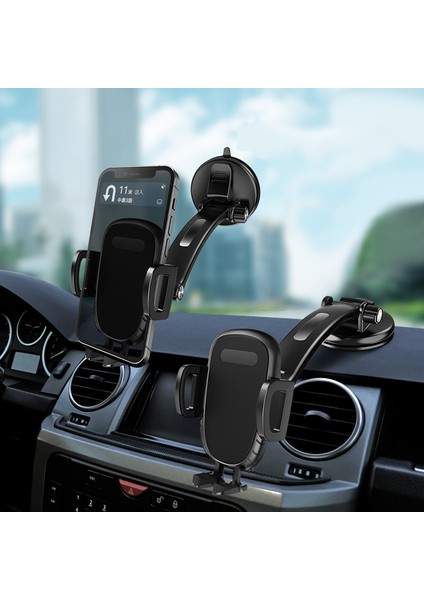 Siyah Vantuz Araç Telefonu Tutucu Evrensel Handsfree Araç Dashboard Cam Telefon Montaj iPhone Xiaomi Samsung Huawei Için Standı (Yurt Dışından) fırsatları