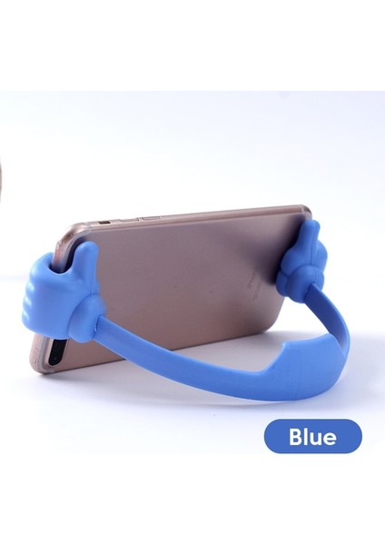 Gök Mavisi Yaşasın Cep Telefonu Tutucu Ayarlanabilir Plastik Telefon Standı iPhone Samsung Xiaomi Için Çok Renkli Taşınabilir Masaüstü Standı (Yurt Dışından)