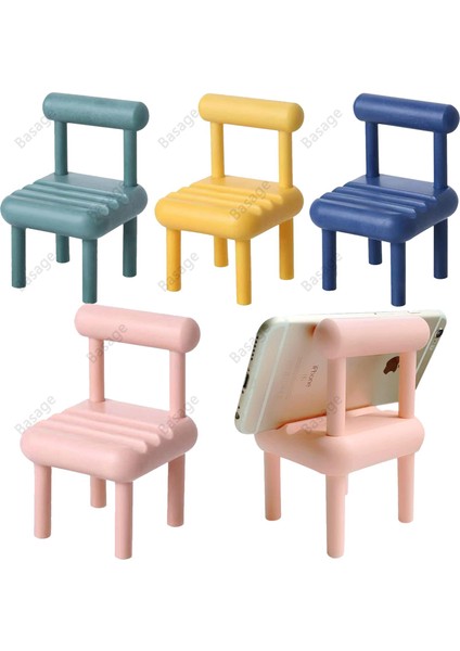 Siyah Sevimli Mini Sandalye Telefon Standı Tutucu, Çok Açılı Masaüstü Evrensel Şeker Renk Cep Telefonu Tutucu iPhone Samsung Xiao Mi Için (Yurt Dışından) fiyatları