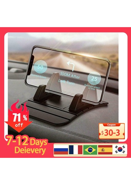 Turuncu Evrensel Kaymaz Araç Telefonu Tutucu Silikon Mat Pad Pano Telefon Standı Montaj Telefon Gps Braketi iPhone 13 Pro Max (Yurt Dışından) fiyatları