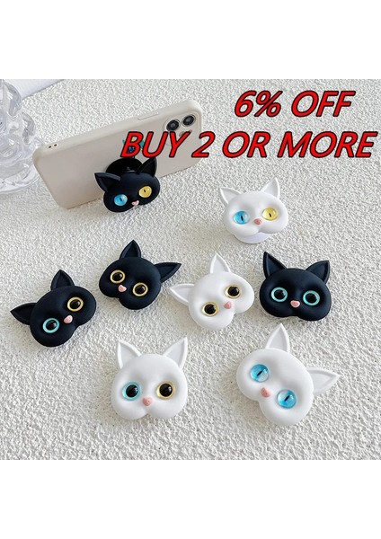 Yeşil Hava Kesesi Telefon Tutucu Griptok Kore Ins Kawaii 3D Kedi Cep Telefonu Parmak Yüzük Iphone Için Kavrama Tok Cep Telefonu Aksesuarları Standı (Yurt Dışından) fiyatları