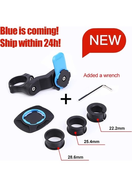1 Kırmızı 1 Mavi Mavi Bisiklet Telefon Tutucu Motosiklet Bisiklet Cep Telefonu Standı Mtb Bisiklet Gidon Akıllı Telefon Tutucu Ayarlanabilir Destek Bisiklet Erişimi (Yurt Dışından)