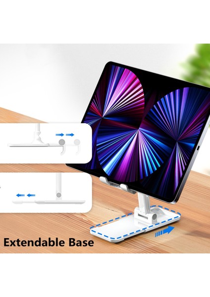 A-Yükseltme Beyaz Olaf Yeni Masaüstü Telefon Tutucu Evrensel iPad Xiaomi Huawei Tablet Standı Telefon Desteği Katlanabilir Masa Kaldırma Braketi (Yurt Dışından)