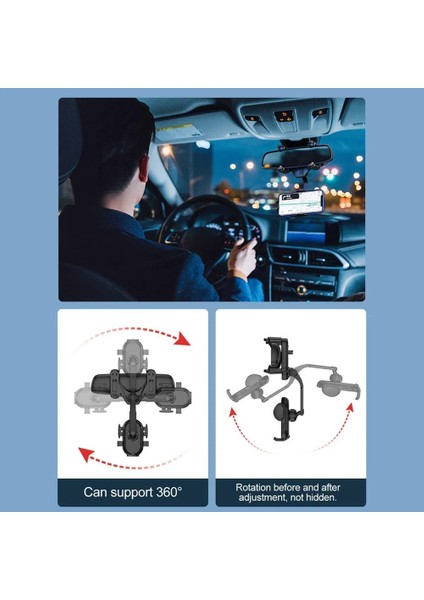 Tip B Olaf 360° Araç Desteği Için Telefon Tutucu Dikiz Aynası Montajlı Telefon ve Gps Tutucu Evrensel Dönen Ayarlanabilir Araç Telefonu Tutucu (Yurt Dışından) indirimleri