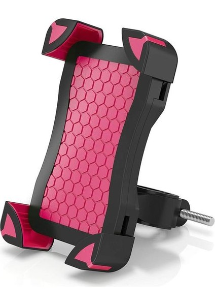 Kırmızı Bisiklet Telefon Tutucu Evrensel Motosiklet Cep Telefonu Tutucu Bisiklet Gidon Klip Standı Gps Montaj Braketi iPhone 12 Pro Max 11 (Yurt Dışından)