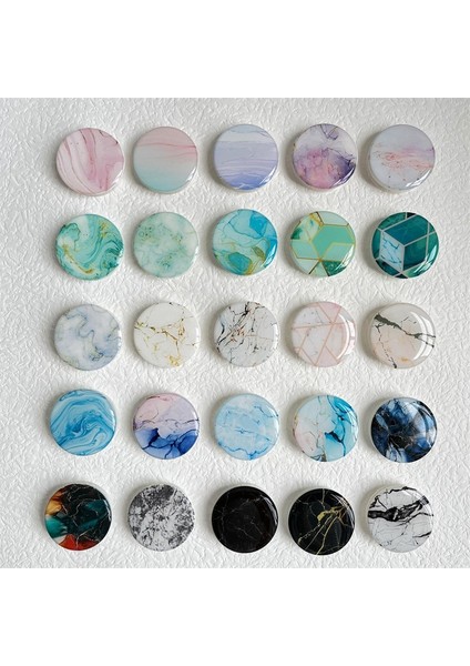 24 Lüks Mermer Katlanabilir Telefon Tutucu Braketi Telefon Zil Standı Desteği Soket Telefon Kavrama iPhone Samsung Xiaomi Için Telefon Standı (Yurt Dışından) fiyatları