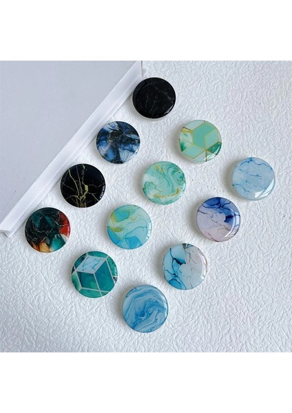 24 Lüks Mermer Katlanabilir Telefon Tutucu Braketi Telefon Zil Standı Desteği Soket Telefon Kavrama iPhone Samsung Xiaomi Için Telefon Standı (Yurt Dışından) indirimleri