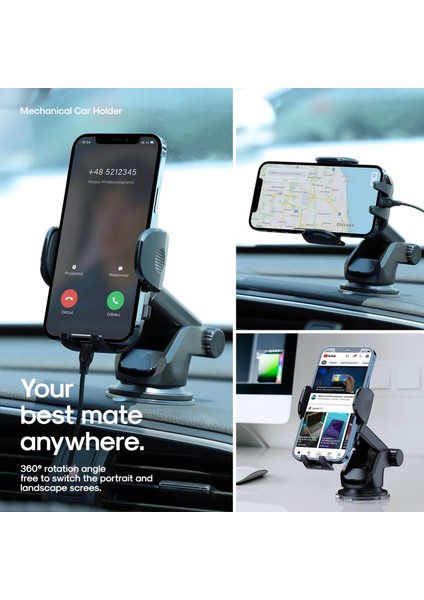 Dashboard Joyroom Evrensel Araç Telefonu Tutucu iPhone 12 Pro Max Dashboard Hava Çıkışı Montaj Standı Mobil Hücre iPhone 12 11 Xx Max Xi (Yurt Dışından)