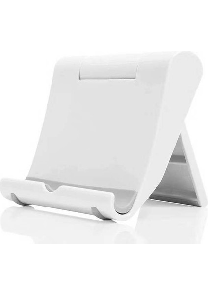 Beyaz Telefon Tutucu Standı Moblie Telefon Desteği iPhone 13 Xiaomi Mi 9 Samsung Huawei Tablet Tutucu Masası Cep Telefonu Katlama Standı (Yurt Dışından)