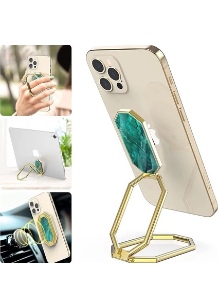 Altın Metal Telefon Zil Tutucu Parmak Kickstand 360 Dönme Geri Kavrama iPhone iPad Akıllı Telefonlar Tabletler Için Katlanabilir Masa Telefonu Standı (Yurt Dışından) fiyatları