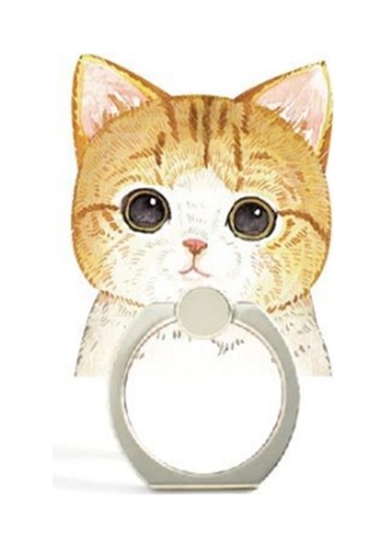E Akrilik Telefon Tutucu Karikatür Kedi Parmak Yüzük Tutucu Cep Telefonu Tutucu iPhone Xiaomi Huawei Tüm Cep Telefonu Standı Tutucu (Yurt Dışından) indirimleri