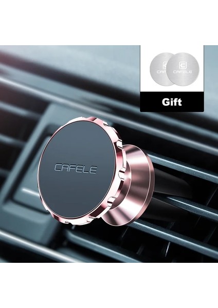Gül Altın Cafele Araç Telefonu Tutucu 360 Rotasyon Gps Evrensel Tutucu Cep Telefonu Mıknatıs Dağı Hava Firar Araba Standı iPhone 11 7 8 Xs (Yurt Dışından)
