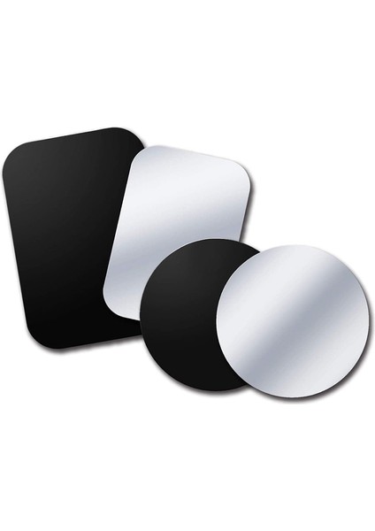 1 Adet Gümüş 45X65 Ince Metal Plaka Manyetik Araç Telefonu Tutucu Demir Sac Etiket Disk Mıknatıs Tablet Masası Cep Telefonu Araç Standı Montaj Yuvarlak (Yurt Dışından) fırsatları