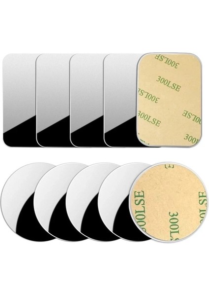 1 Adet Gümüş 45X65 Ince Metal Plaka Manyetik Araç Telefonu Tutucu Demir Sac Etiket Disk Mıknatıs Tablet Masası Cep Telefonu Araç Standı Montaj Yuvarlak (Yurt Dışından) indirimleri