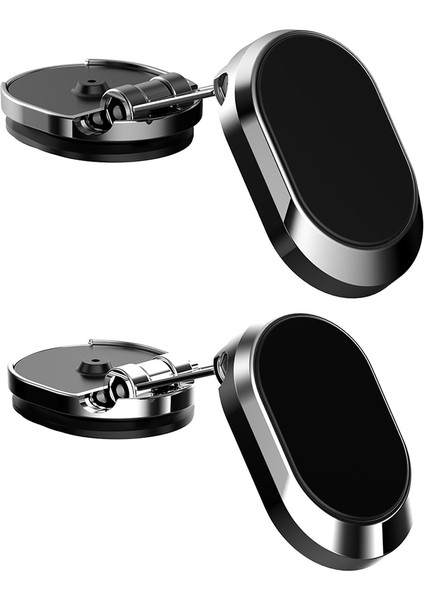 1 Adet Gümüş Manyetik Araç Telefonu Tutucu 360 Döndürülebilir Katlanabilir Mıknatıs Cep Telefonu Standı Cep Gps Desteği iPhone 14 13 Xiaomi Mi Samsung Lg (Yurt Dışından) fırsatları