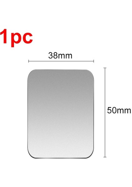 1 Adet Metal Plaka Manyetik Araç Telefonu Tutucu Evrensel Demir Sac Yapışkanlı Etiket Değiştirme Mıknatıs Cep Telefonu Standı (Yurt Dışından)