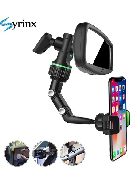 Eski Siyah Dikiz Aynası Araç Telefonu Standı Çok Fonksiyonlu 360 Dönebilen Oto Koltuk Asılı Klip Braketi Araba Desteği Için Cep Telefonu Tutucu (Yurt Dışından) modelleri