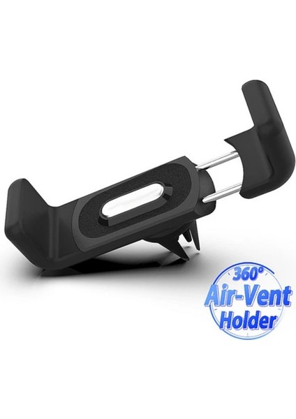 Tip 3 Siyah Evrensel Yerçekimi Otomatik Telefon Tutucu Araba Hava Firar Sabitleme Kıskacı Cep Telefonu Tutucular Cep Telefonu Standı Desteği iPhone 13 12 11 Pro (Yurt Dışından)