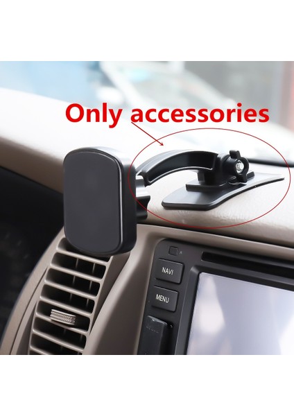 SUCKER06 Sadece Aksesuarlar 17MM Top Evrensel Yapışkan Araç Telefonu Tutucu 360° Döndürme Pano Cep Telefonu Tutucu iPhone 11 Xiaomi (Yurt Dışından) fırsatları