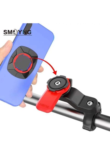 Sadece 2 Adet Yama Smoyng Basit Motosiklet Bisiklet Telefon Tutucu Standı Ayarlanabilir Destek Moto Bisiklet Gidon Xiaomi iPhone Için Montaj Braketi (Yurt Dışından) fiyatları