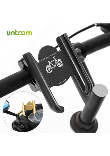 Rearviewmirrorsilver Untoom Alüminyum Alaşım Motosiklet Bisiklet Cep Telefonu Tutucu Bisiklet Gidon Telefon Standı Motosiklet Dikiz Aynası Montaj Braketi (Yurt Dışından) indirimleri