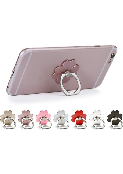 Gümüş Kedi Parmak Yüzük Cep Telefonu Akıllı Telefon Standı Tutucu iPhone Xs Huawei Samsung Cep Akıllı Yuvarlak Telefon Zil Tutucu Araç Montaj Standı (Yurt Dışından) modelleri