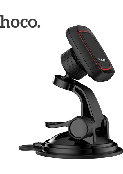 Siyah Hoco Araç Manyetik Telefon Tutucu Dashboard Cam 360 Rotasyon Araç Telefonu Tutucu iphone x Samsung Oneplus 6 Huawei P20 Yaktı (Yurt Dışından)