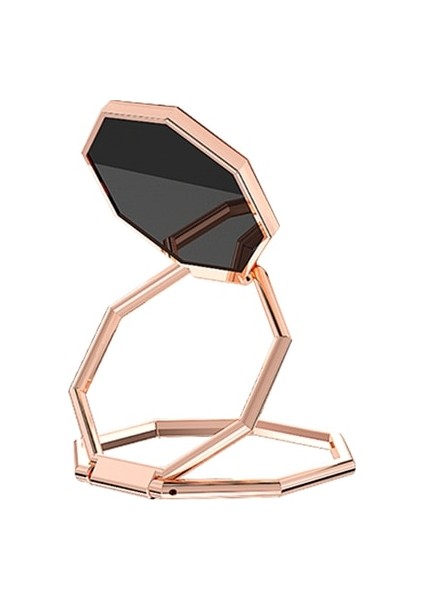 Bir Gül Altın Sıcak 360 Rotasyon Cep Telefonu Katlanabilir Stand Geri Ultra Ince Telefon Zil Tutucu Çok Açılı Taşınabilir Masa Metal Parmak Kickstand (Yurt Dışından)