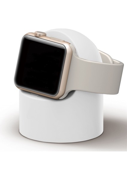 Kırmızı Şarj Standı Montajlı Silikon Dock Tutucu Apple Watch Serisi Için 4/3/2/1 44MM/42MM/40MM/38MM Şarj Kablosu (Yurt Dışından)