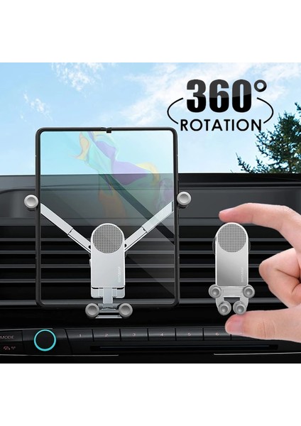 Siyah Normal Katlanır Ekran Araç Telefonu Tutucu Yerçekimi Gps Desteği Telefon Montajı Samsung Galaxy Z Fold 3 Fold2 Samsung S21 20 Telefon Standı (Yurt Dışından) fiyatları