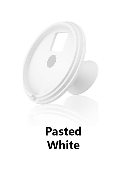 Yapıştırılmış-Beyaz Magsafe Şarj Araç Telefonu Tutucu Braketi IPhone 12MINI 12 Pro Max Rotasyon Manyetik Kablosuz Hızlı Şarj Standı (Yurt Dışından)