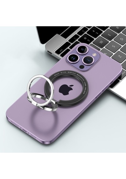 Manyetik-Siyah Magsafe Manyetik Araç Telefonu Tutucu iPhone 14 13 12 Pro/pro Max/mini Mıknatıs Parmak Yüzük Soketi Cep Telefonu Stand Braketi (Yurt Dışından) modelleri