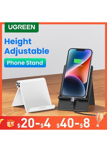 Tablet Standı Ugreen Telefon Tutucu Standı Moblie Telefonu Desteği iPhone 13 12 Xiaomi Samsung Huawei Tablet Tutucu Masası Cep Telefonu Tutucu Standı (Yurt Dışından) fiyatları